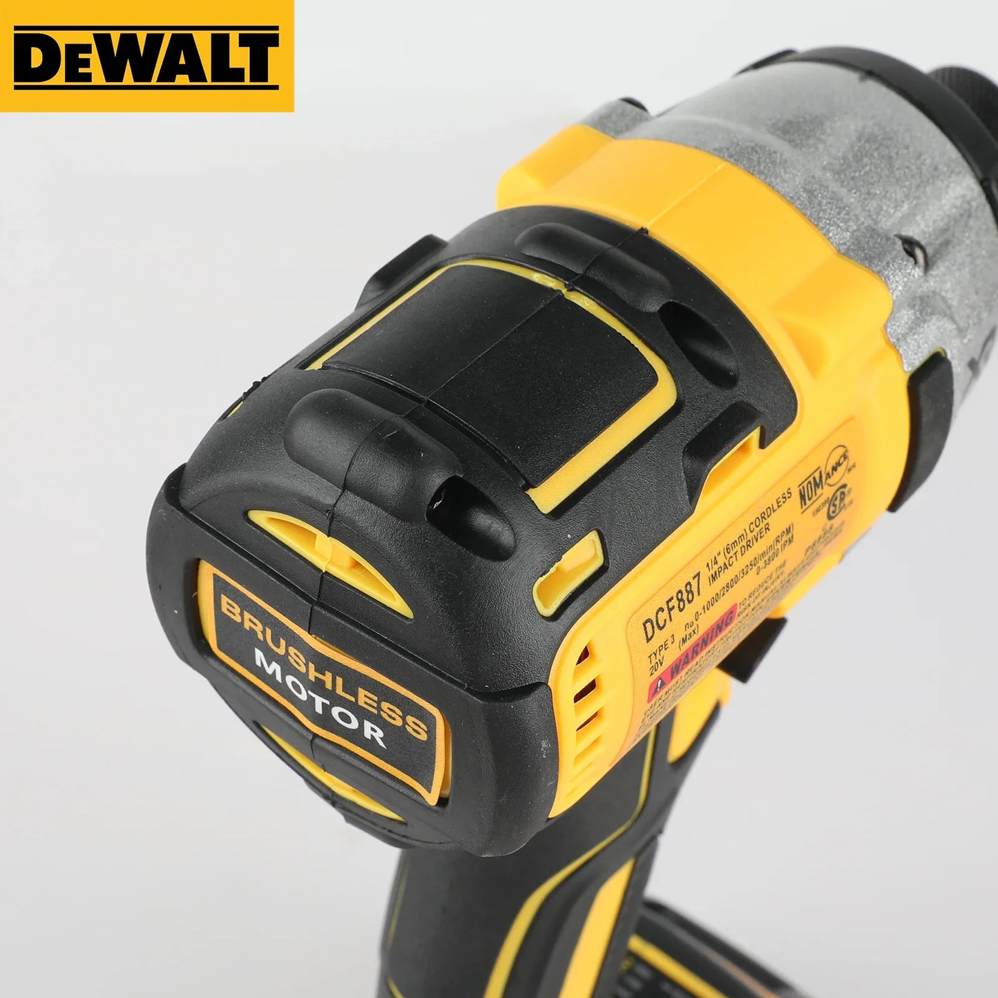 DeWalt DCF887 Brushless Cordless Electric Impact Driver - 205N.M Compatible with 20V Battery