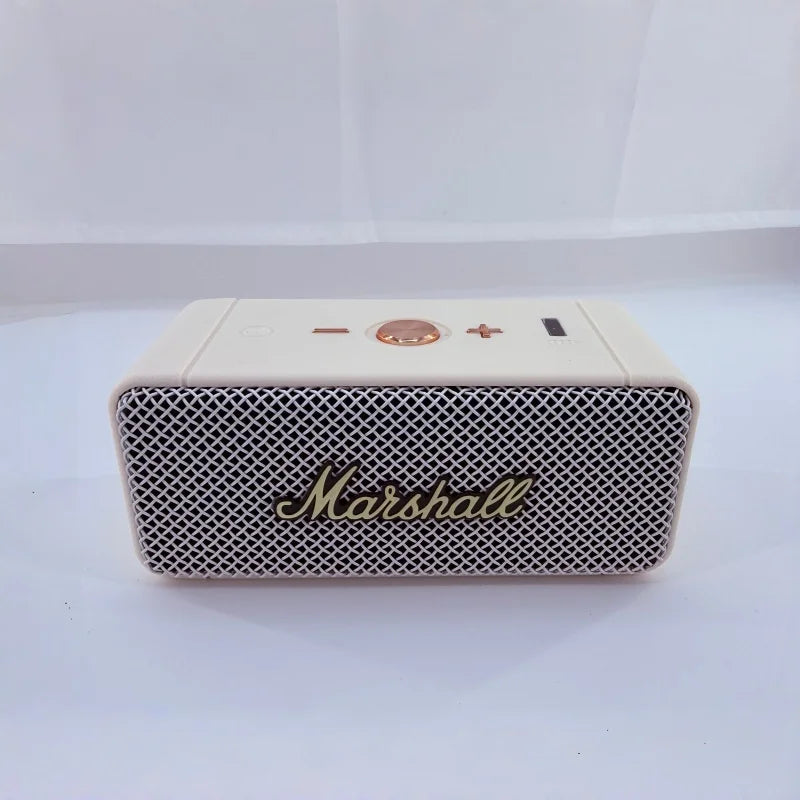 Marshall EMBERTON Portable Bluetooth Speaker - Wireless Retro Music Player with Stereo Subwoofer for Home and Sports