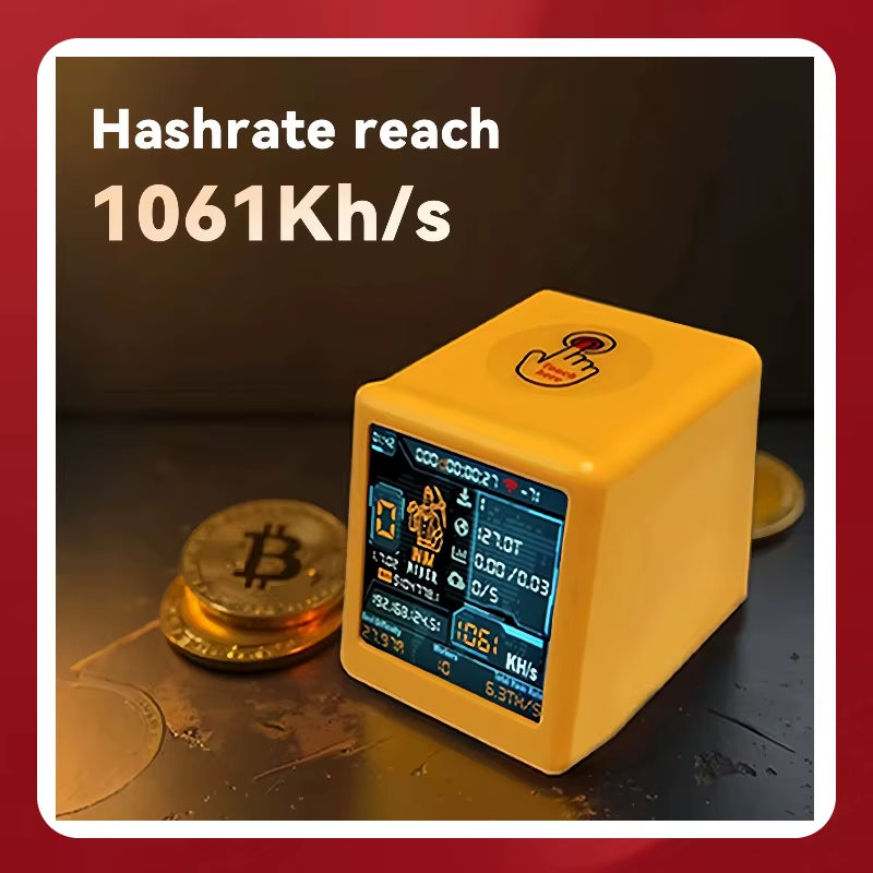 BTC Solo Lottery Miner - 1060Kh/S Hashrate, ESP32 Technology