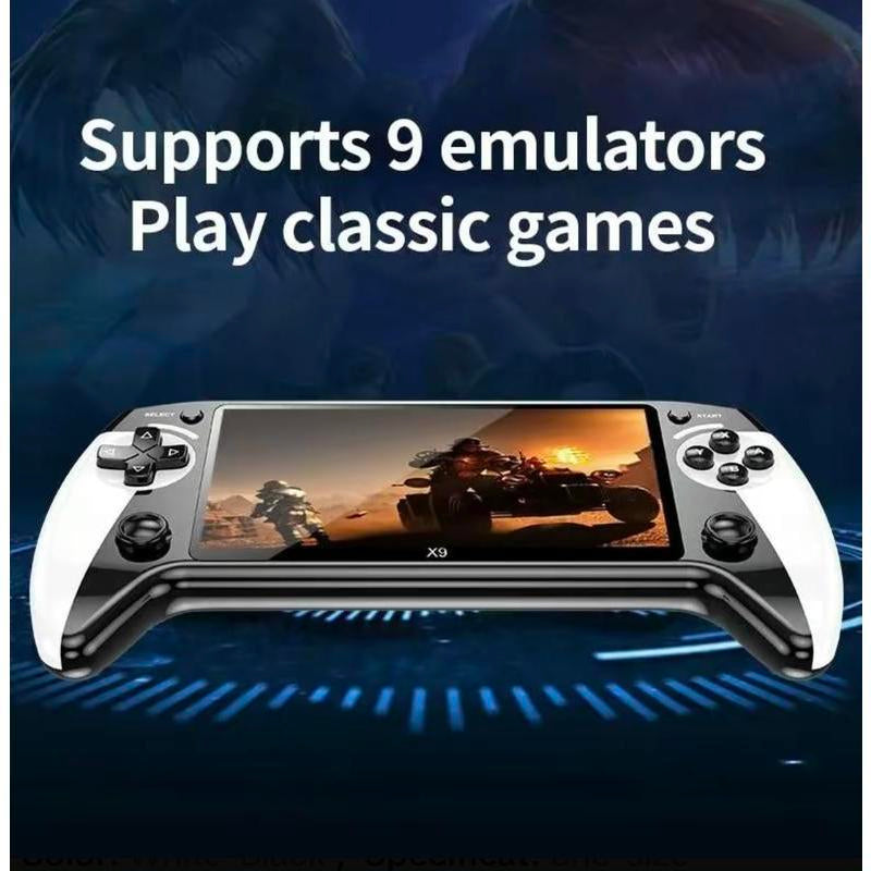 X9 Handheld Game Console, Rechargeableportable Game Console with Built-In 10 Emulatorgames,Handheld Game Console for Home &Travel,Protective,Gaming Products,Controllergrips,Durability Консоль Gameboy Overstockcollectibles Game Stick Pro
