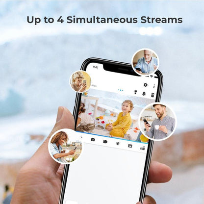 Reolink E1 3MP Pan-Tilt Indoor Security Camera for Any Budget, Person/Pet Detection, Two-Way Audio White