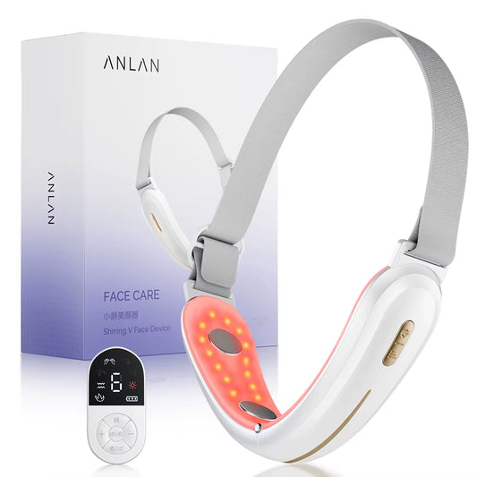 ANLAN V-Face Lifting Device with EMS Technology for Double Chin Reduction and Facial Slimming