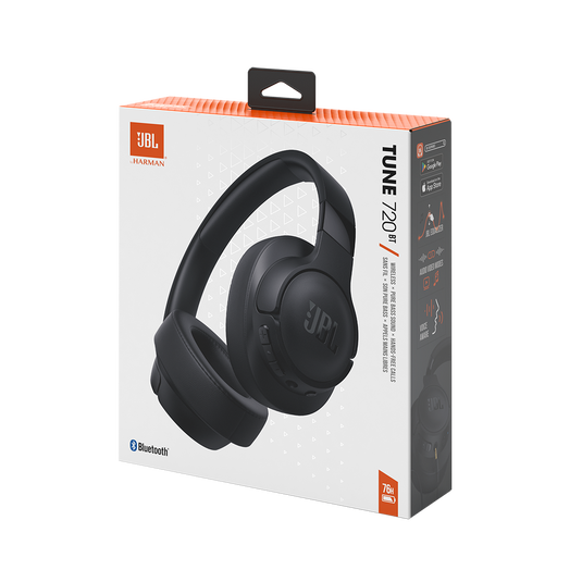 JBL Tune 720BT Wireless On-Ear Headphones with Bluetooth 5.0 and Noise Cancelling Technology for Gaming and Sports