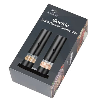 Electric Salt and Pepper Grinder with Adjustable Coarseness and Large Capacity USB Rechargeable