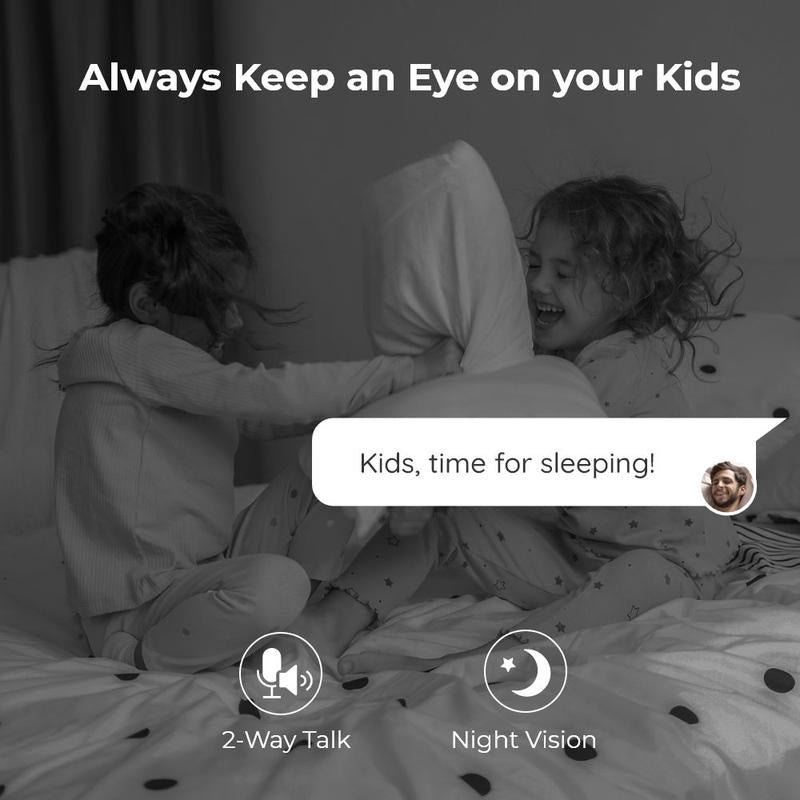 Reolink E1 3MP Pan-Tilt Indoor Security Camera for Any Budget, Person/Pet Detection, Two-Way Audio White