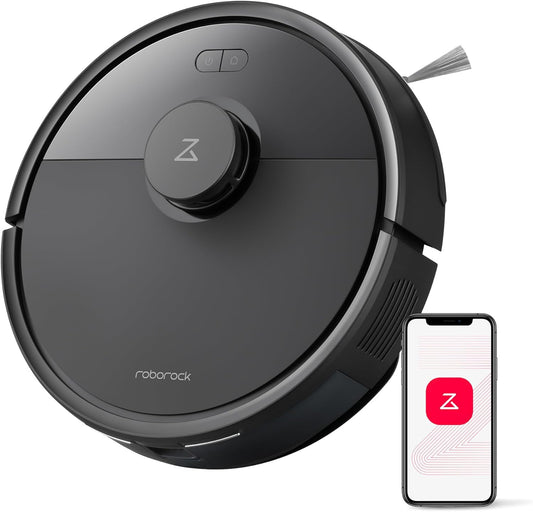 Q7 L5 Robot Vacuum and Mop Combo, 8,000Pa Suction, Upgraded from Q5 Pro, Dual Anti-Tangle System, Lidar Navigation, Multi-Level Mapping, Self-Charging Robotic Vacuum Cleaner, Black
