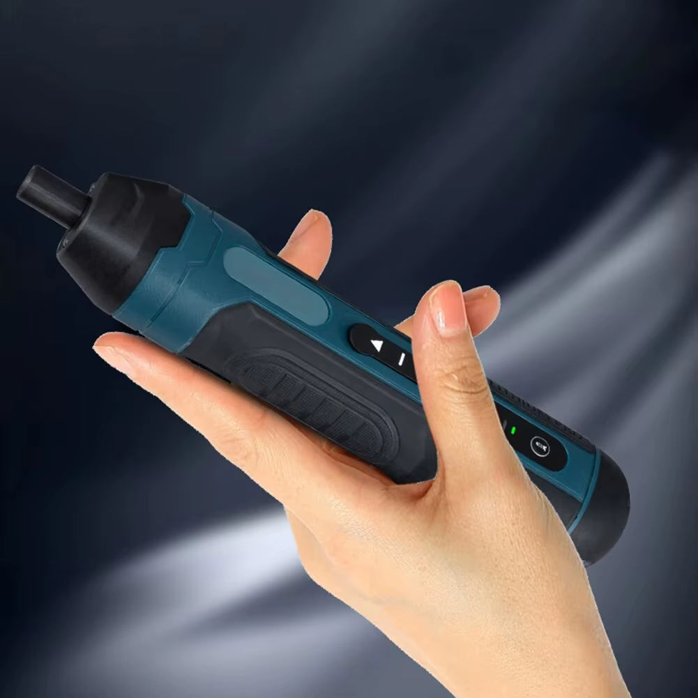 Rechargeable Mini Cordless Electric Screwdriver with 1300mAh Battery - Multi-Function Adjustable Torque Power Drill for Disassembly and Repair