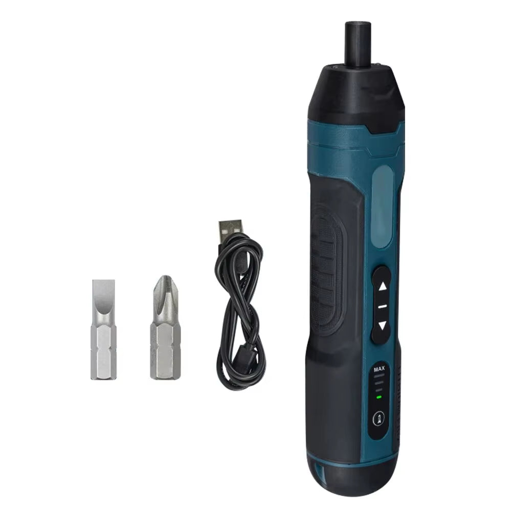 Rechargeable Mini Cordless Electric Screwdriver with 1300mAh Battery - Multi-Function Adjustable Torque Power Drill for Disassembly and Repair