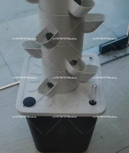 Vertical Hydroponic Garden Tower with Timer - 45/18 Hole Soilless Vegetable Planter System
