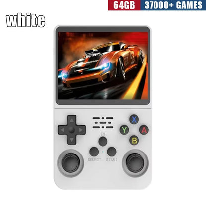 R36S Retro Handheld Gaming Console - 3.5-Inch IPS Display, Available in 64GB/128GB/256GB, Portable Device with Preloaded Games