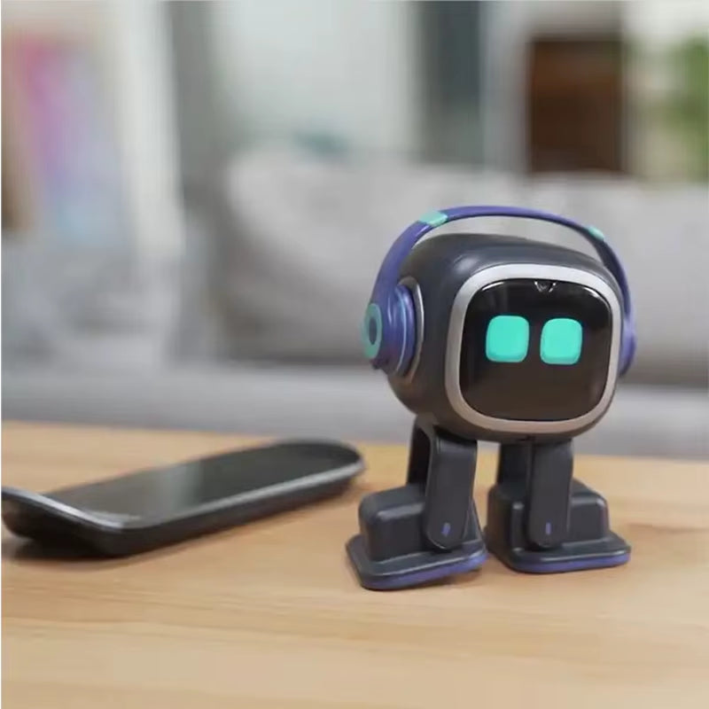 Intelligent AI-Powered EMO Robot Companion - Interactive Voice-Activated Electronic Pet for Adults and Desktop Decoration