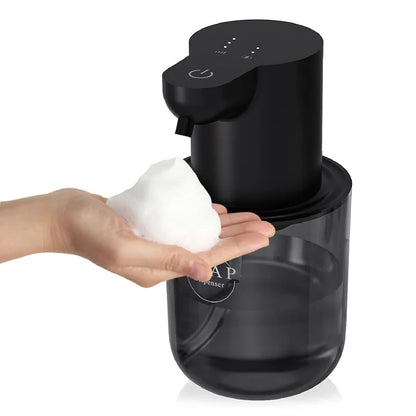 400ml Rechargeable Automatic Sensor Soap Dispenser - Wall-Mounted Electric Foam Hand Sanitizer for Bathrooms