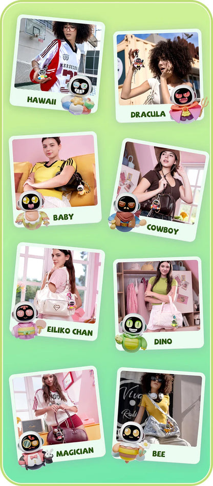 Eiliko Smart Robot: Portable Emotional Interaction Companion with Extended Battery Life 