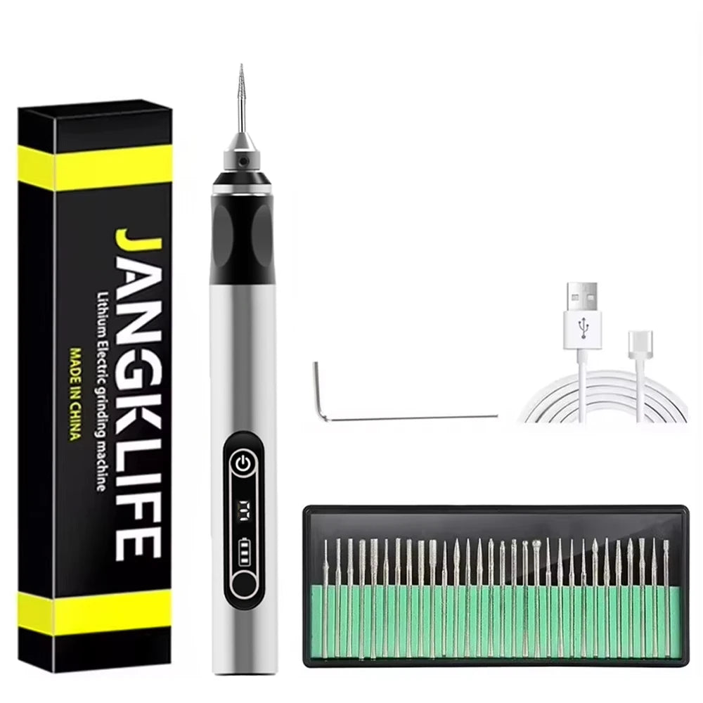 Jangklife  Rotary Tool Kit for Woodworking and Engraving - DIY Projects