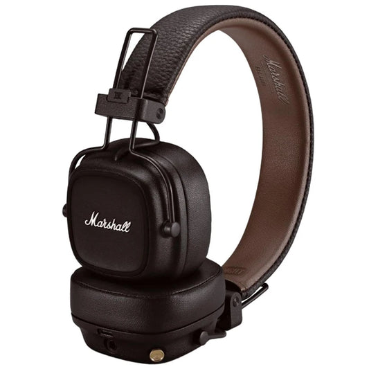 Marshall Major V5 Wireless Bluetooth Headphones with Microphone, Foldable Retro Design, Compatible with Bluetooth App