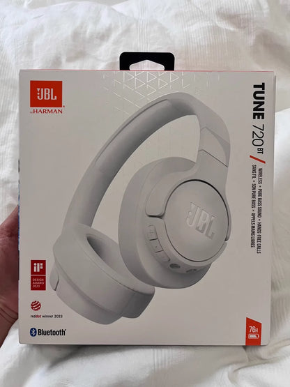 JBL Tune 720BT Wireless On-Ear Headphones with Bluetooth 5.0 and Noise Cancelling Technology for Gaming and Sports