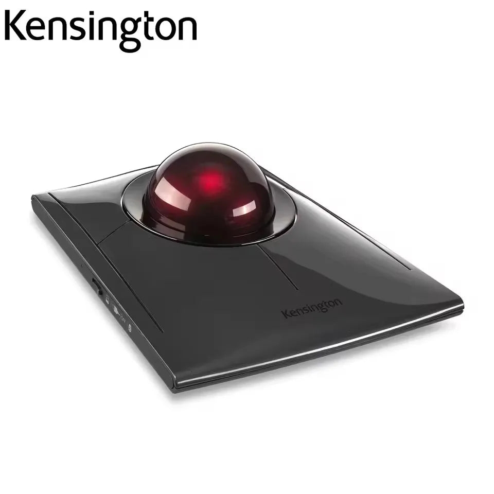 Kensington SlimBlade Pro Ergonomic Wireless/Wired Trackball Mouse for Left-Handed Users - Ideal for CAD and Gaming, Supports Carpal Tunnel Relief (Model K72080/K72081)