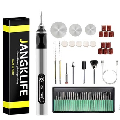 Jangklife  Rotary Tool Kit for Woodworking and Engraving - DIY Projects