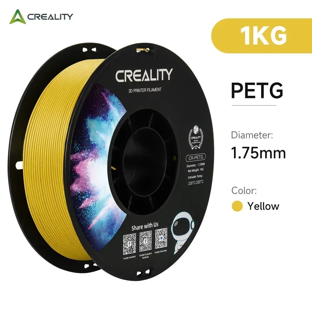 CREALITY 3D Printer Filament CR-PETG 1Kg 1.75Mm - Compatible with All FDM Printers