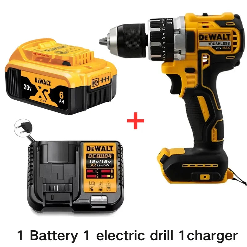 DeWalt DCD796 2025 Cordless Brushless Electric Drill - 2000 RPM Adjustable Speed Impact Driver with Rechargeable Power Tools