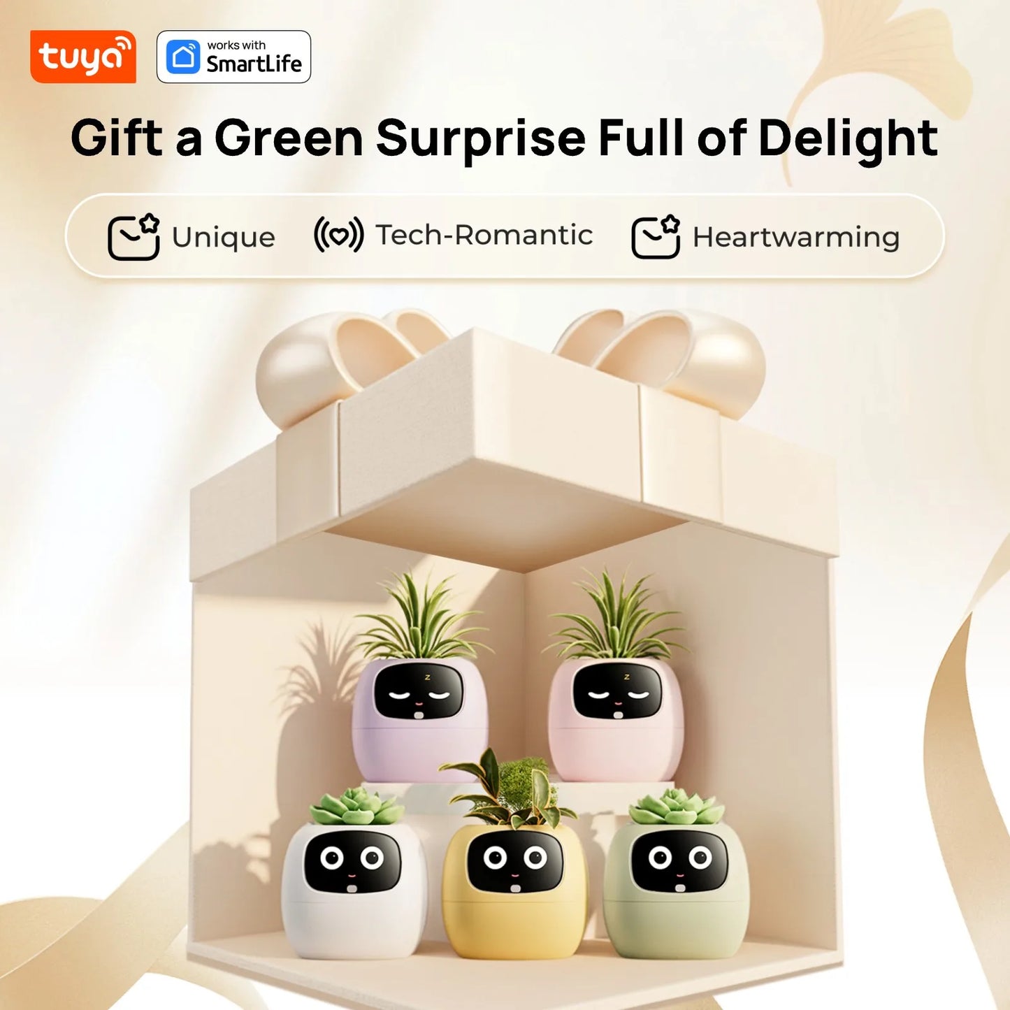 Smart Plant Pot AI Planter - Innovative Intelligent Garden System with App Integration | Ideal Holiday Gift for Plant Enthusiasts