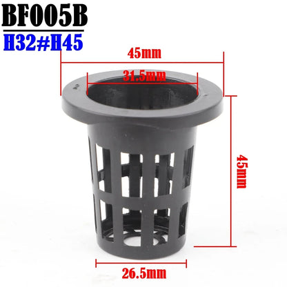 50-Piece Hydroponic Basket Set for Soilless Vegetable Cultivation - Multi-Size Aeroponic Plastic Planting Mesh Pots