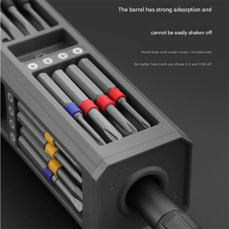 Professional Precision Screwdriver Set - 32-in-1 Torx, Hex, and Phillips Magnetic Bits for Phone, Watch, and Laptop Repairs