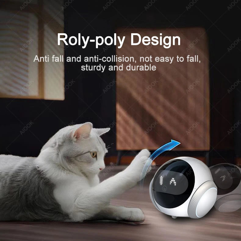 AIOOK  HD 2K Automatic Charging Robot Camera with 5G WIFI, Night Vision- Remote Viewing via TUYA App