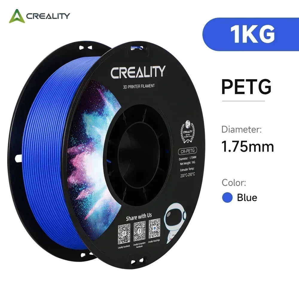 CREALITY 3D Printer Filament CR-PETG 1Kg 1.75Mm - Compatible with All FDM Printers