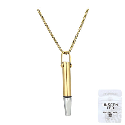 Aromatherapy Cotton Core Quit Smoking Necklace with Fruit Flavors for Stress Relief and Anxiety Management