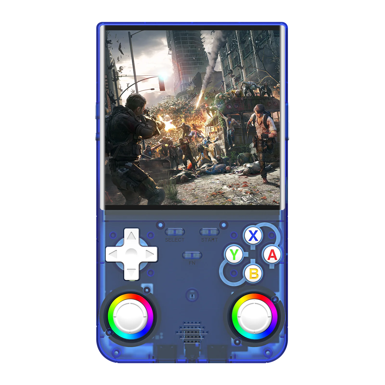 R36 Ultra Portable Retro Game Console with 4'' IPS Screen - Handheld Emulator with 64G/128G Storage and Over 20,000 Games