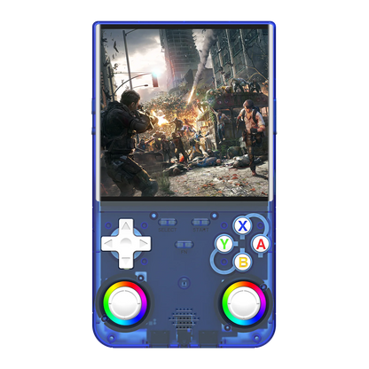 R36 Ultra Portable Retro Game Console with 4'' IPS Screen - Handheld Emulator with 64G/128G Storage and Over 20,000 Games