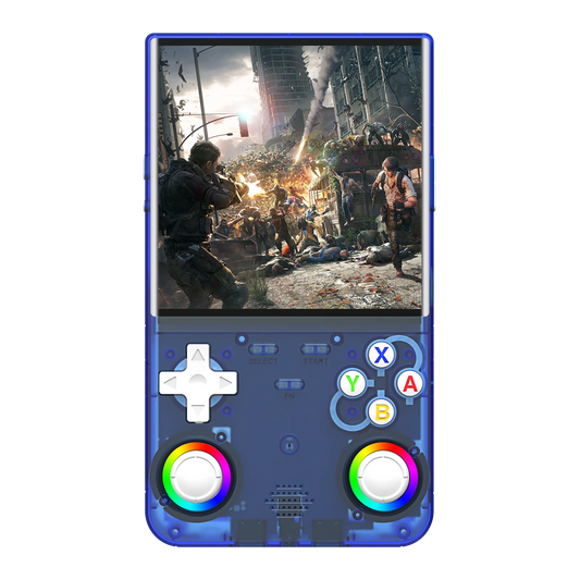 R36 Ultra Portable Retro Game Console with 4'' IPS Screen - Handheld Emulator with 64G/128G Storage and Over 20,000 Games