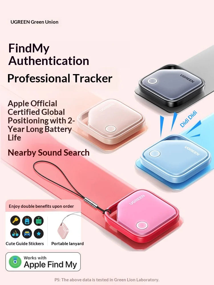 UGREEN Smarttag Bluetooth Tracker for Keys and Items with 2-Year Battery Life, Compatible with Apple Find My (iOS Only)