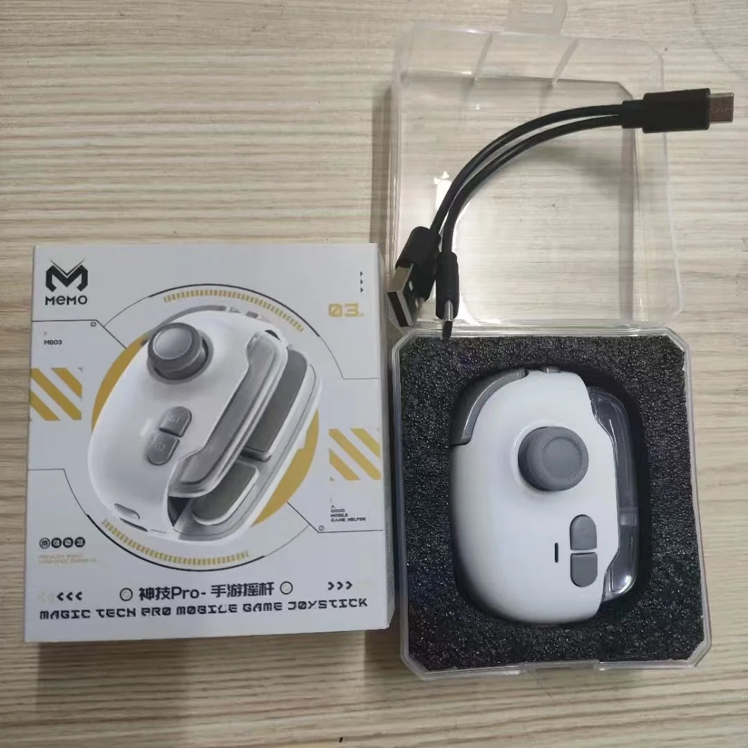MEMO MB03 Pro Mobile Game Controller with Smart Recoil Control and Vibration for iOS and Android - One-Click Equipment Swap