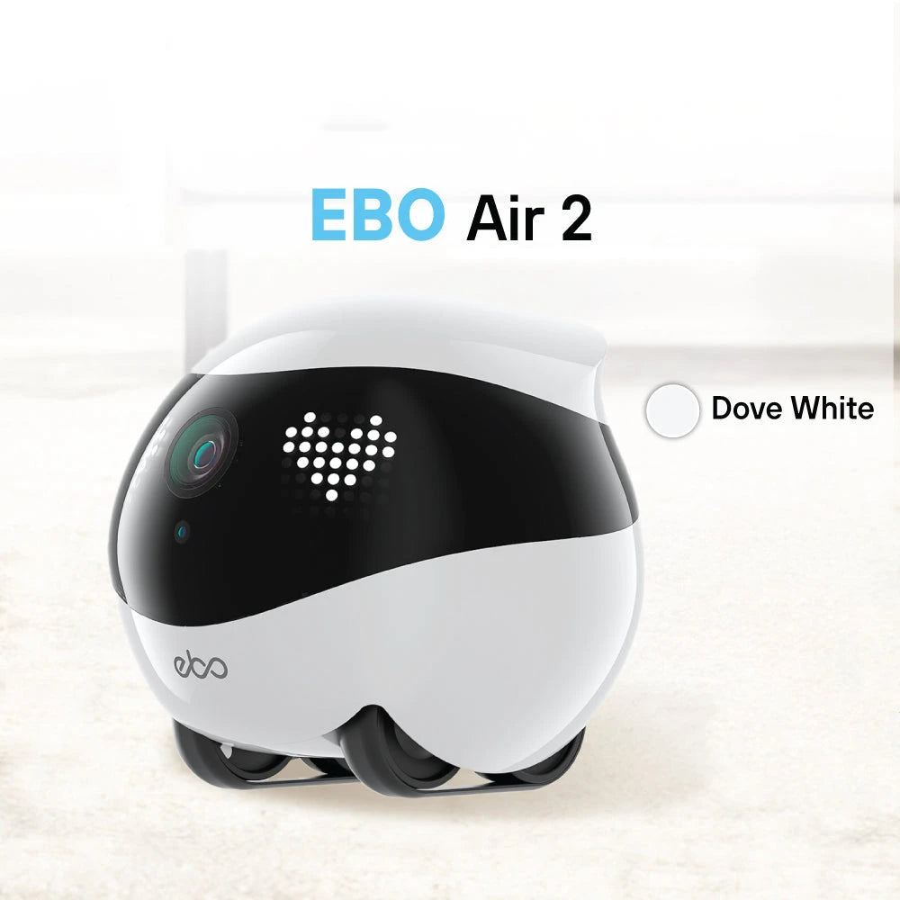 Enabot EBO AIR2 Intelligent Wireless Camera Robot for Remote Monitoring and Pet Companionship with Real-Time Control - Ideal Custom Gift