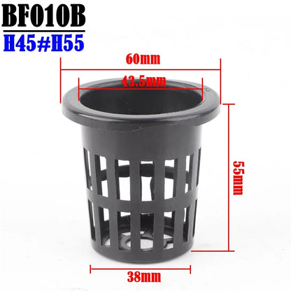 50-Piece Hydroponic Basket Set for Soilless Vegetable Cultivation - Multi-Size Aeroponic Plastic Planting Mesh Pots