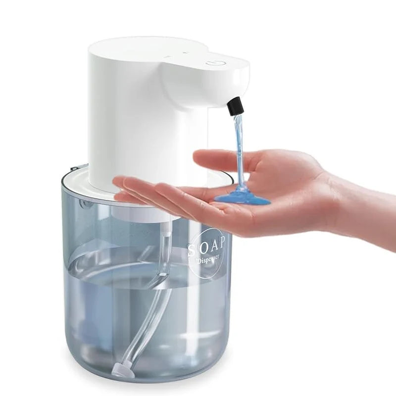 400ml Rechargeable Automatic Sensor Soap Dispenser - Wall-Mounted Electric Foam Hand Sanitizer for Bathrooms