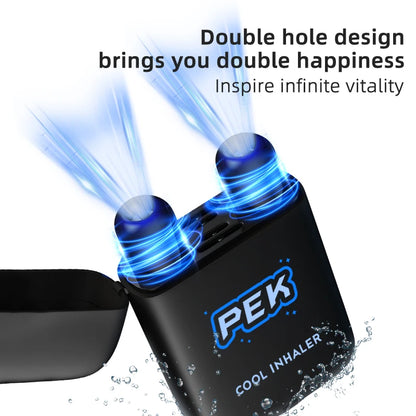 Double-Hole Nasal Cooling Stick for Motion Sickness Relief and Enhanced Alertness