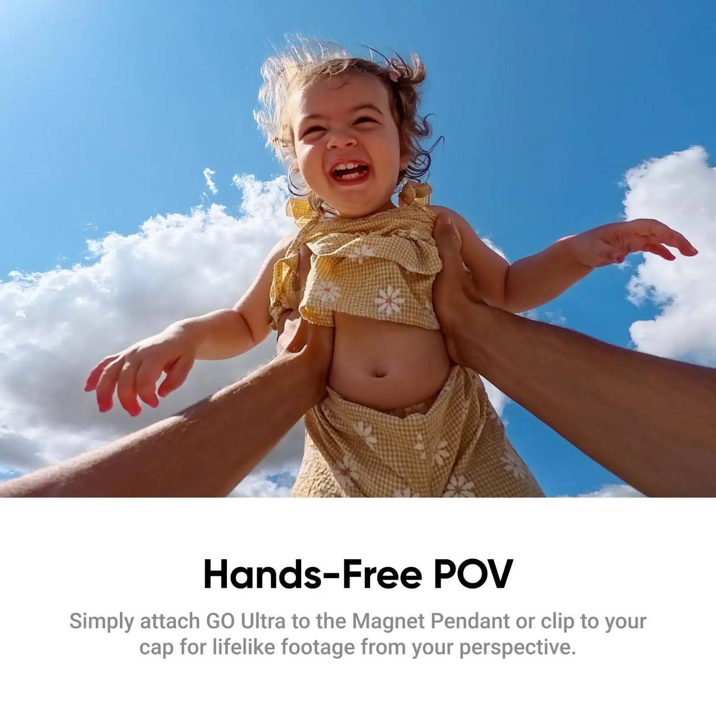 Insta 360 GO Ultra 4K 60FPS Magnetic Action Camera - 53g Ultra-Lightweight with 156° Field of View and 2.5" Flip Touchscreen