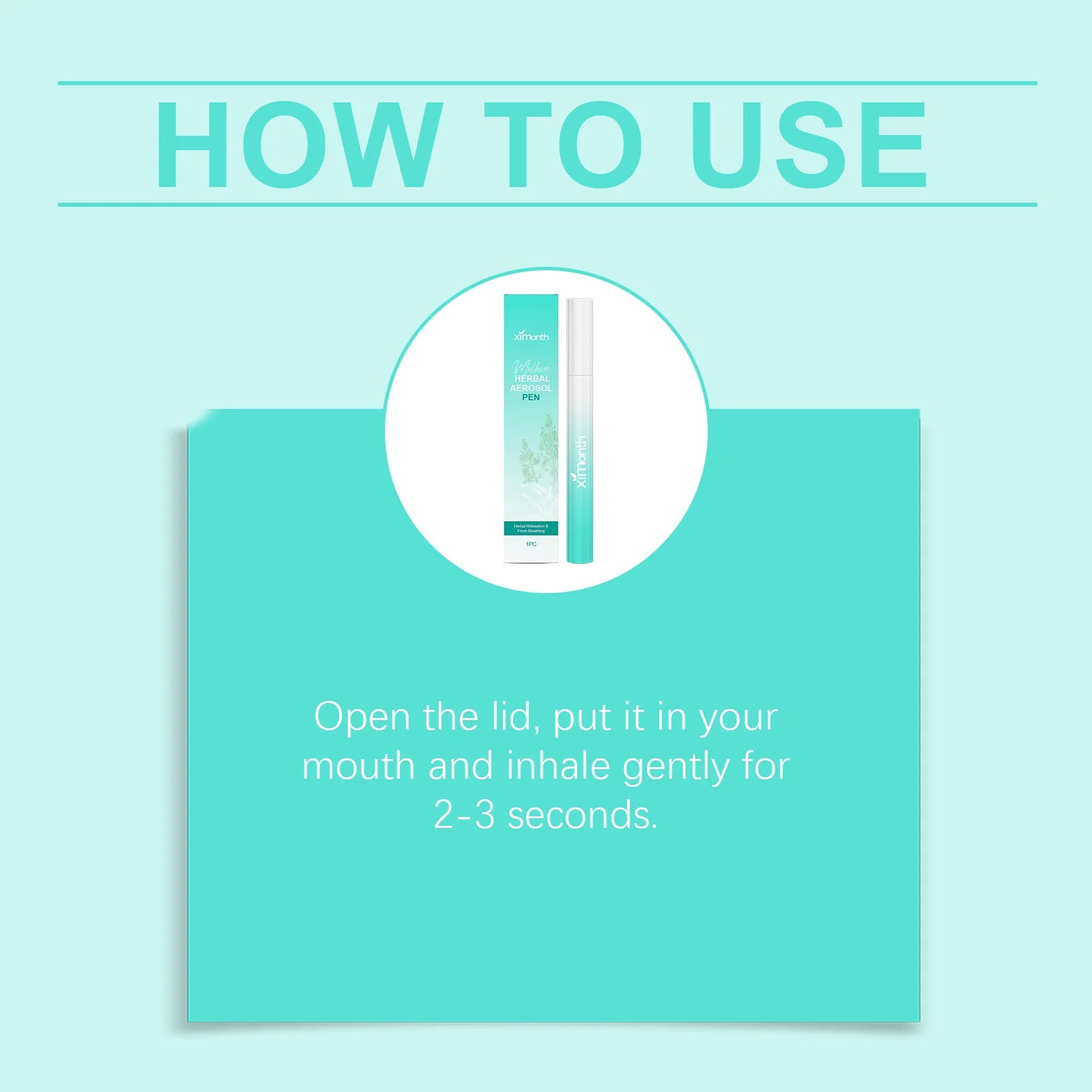 Herbal Diffusion Pen Nicotine free for Respiratory Health: Lung Cleansing  Repair Inhalation Stick