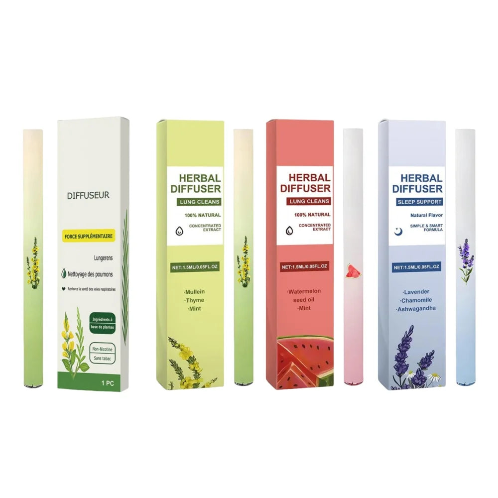 Herbal Refreshing Breathing Sticks for Relaxation and Nasal Clarity - Available in 1 to 8 Pieces