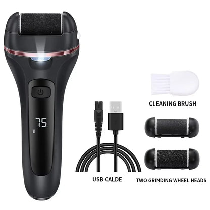  Electric Foot Grinder - USB-Powered Callus Remover with Adjustable Speed Settings 
