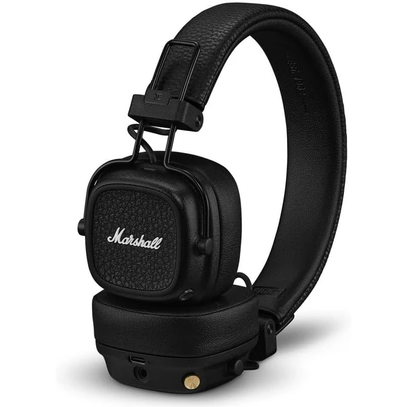 Marshall Major V5 Wireless Bluetooth Headphones with Microphone, Foldable Retro Design, Compatible with Bluetooth App