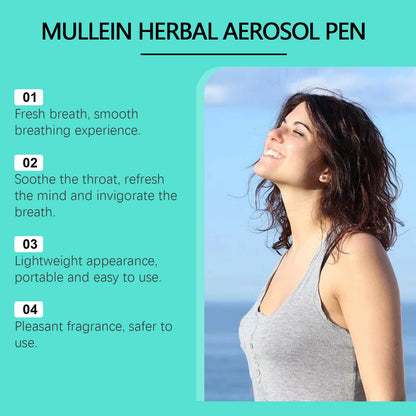 Herbal Diffusion Pen Nicotine free for Respiratory Health: Lung Cleansing  Repair Inhalation Stick