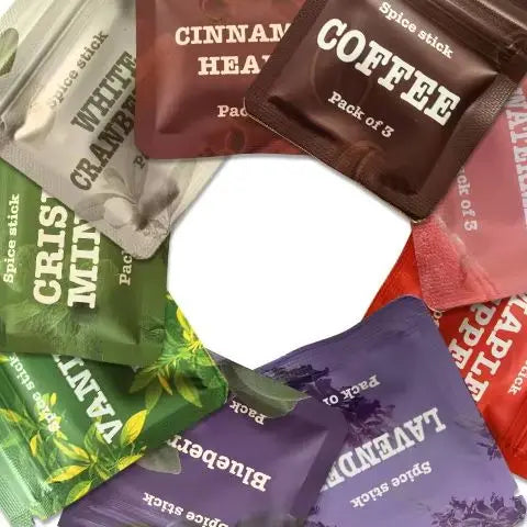 Aromatherapy cotton core 3-Piece Replacement Sticks Smokeless Essential Oil Inhaler for Smoking Cessation