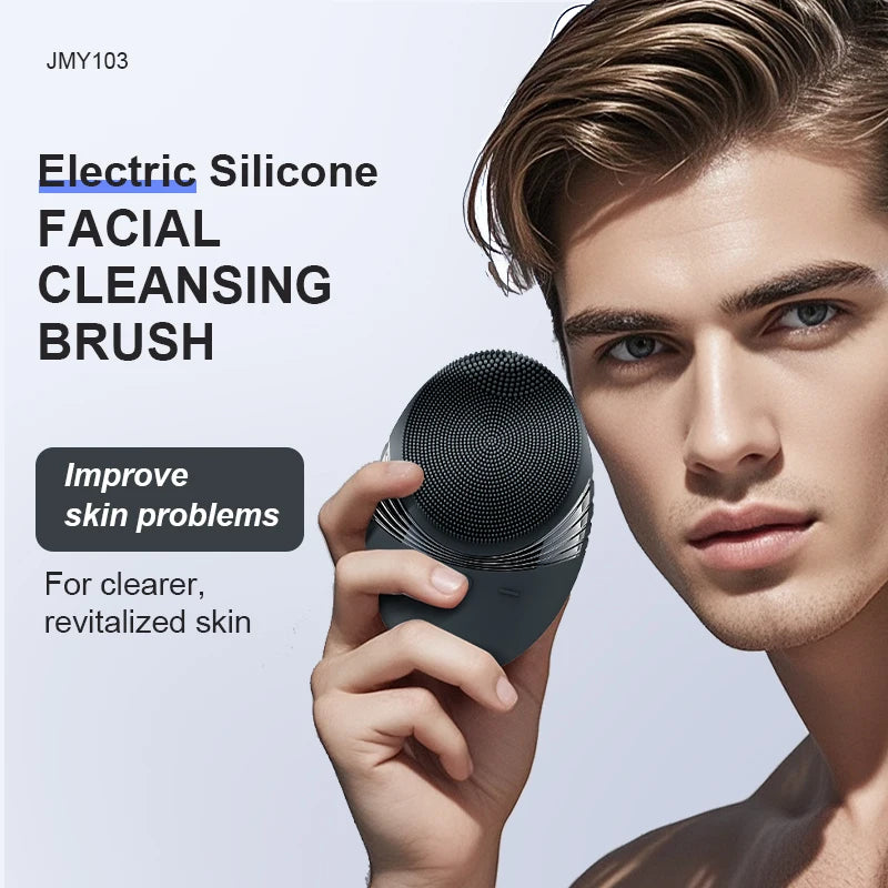 Rechargeable Facial Cleansing Brush with 5 Modes for Deep Cleaning for Men and Women