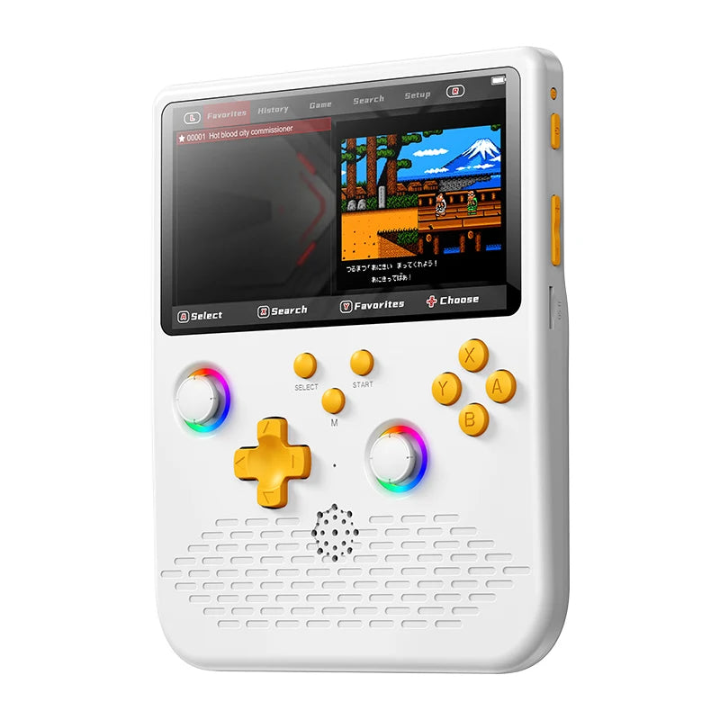 Open-Source H5 Handheld Game Console with Dual Joysticks and 5-Inch IPS High-Definition Display - Mini Nostalgic Arcade Experience