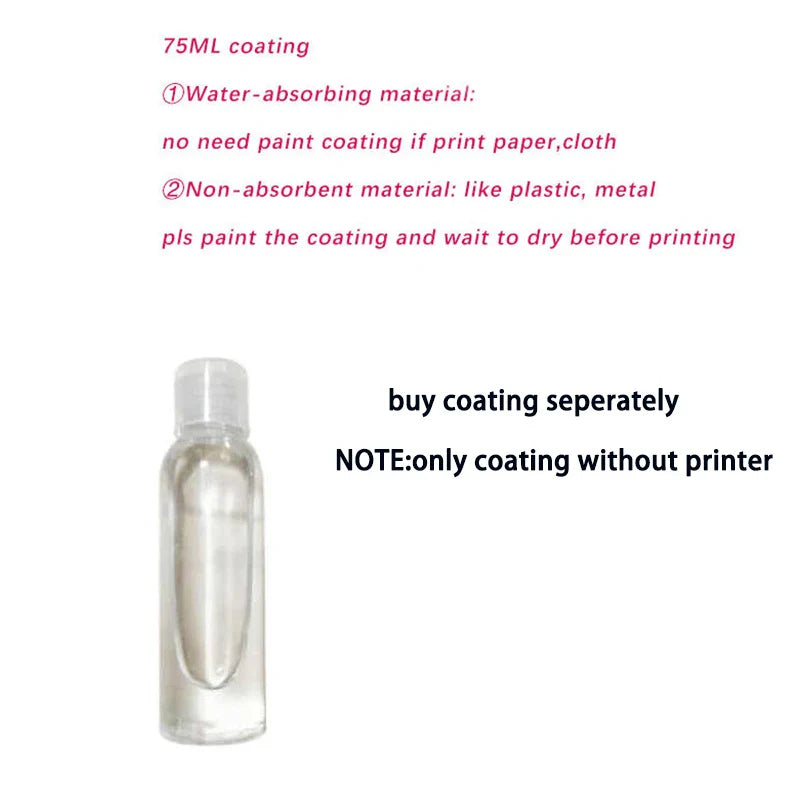 Portable Mini Handheld Inkjet Printer with WiFi and USB Connectivity for iOS and Android