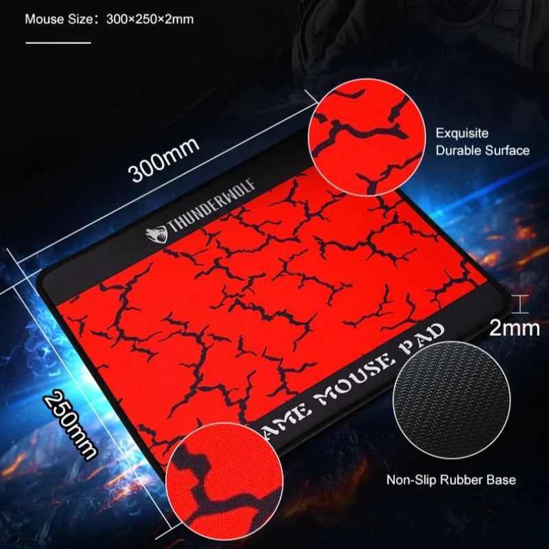 TF800 4-in-1 Gaming Combo: Wired Mouse, Keyboard, Earphones, and Extra-Large LED Rainbow Backlit Mousepad for PC and Laptop